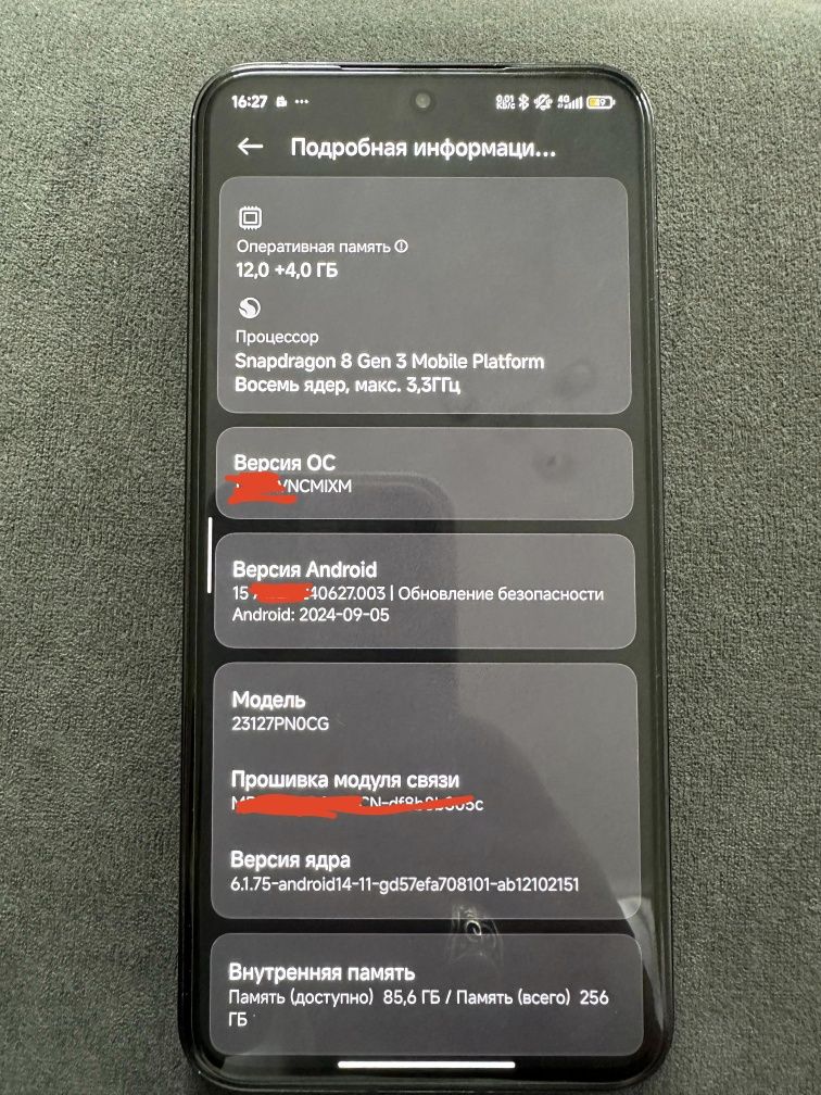 Xiaomi 14 black 256gb