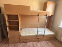 Детская двухярусная кровать с ортопедическими матрасами