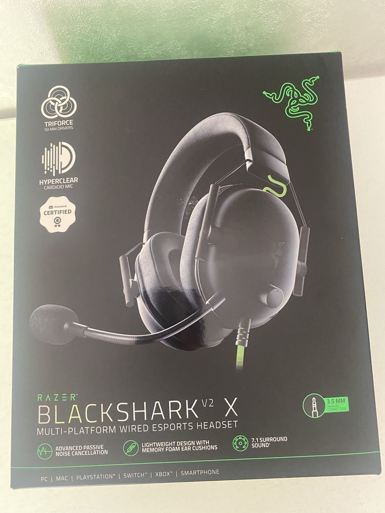 12000 Наушники razer blackshark v2 x