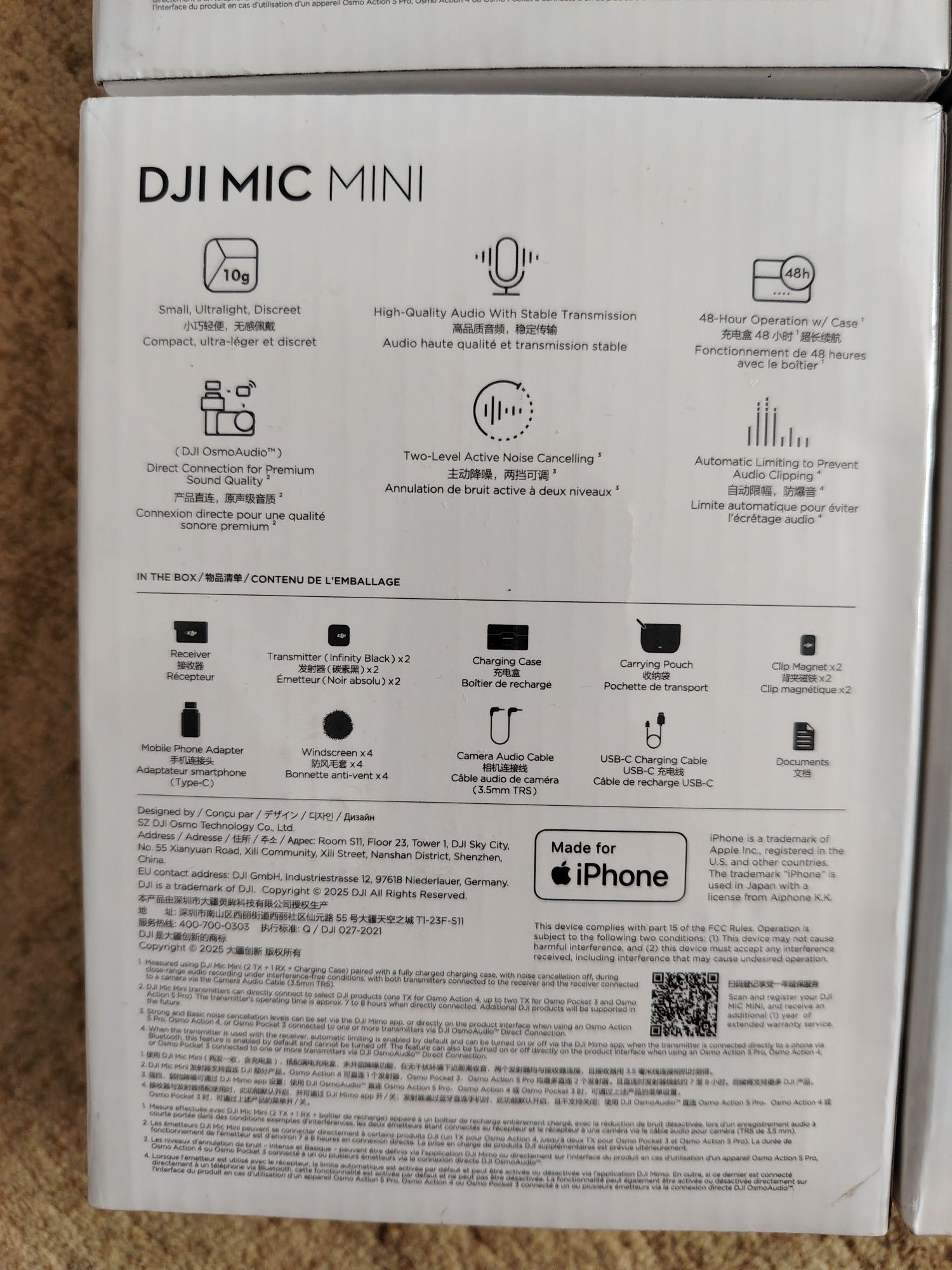 DJI MIC MINI петличка микрофон