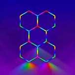 Комплект светодиодных RGB светильников RG-08