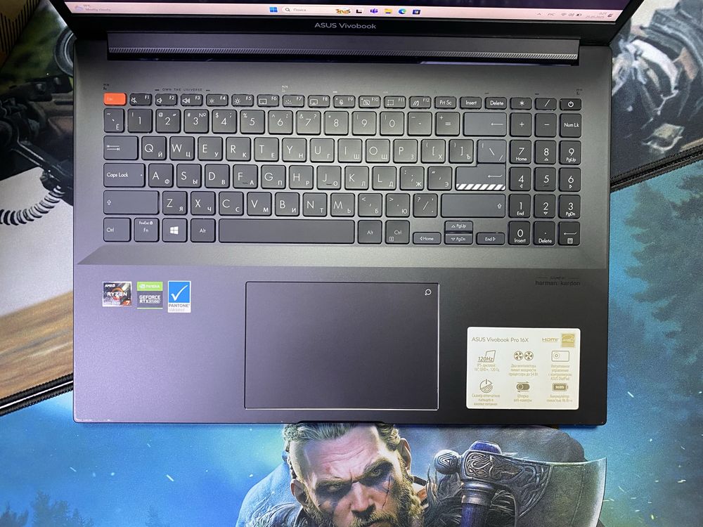 Игровой Ноутбук Asus VivoBook Pro 16X AMD Ryzen 7-5800H! RTX 3050 Ti