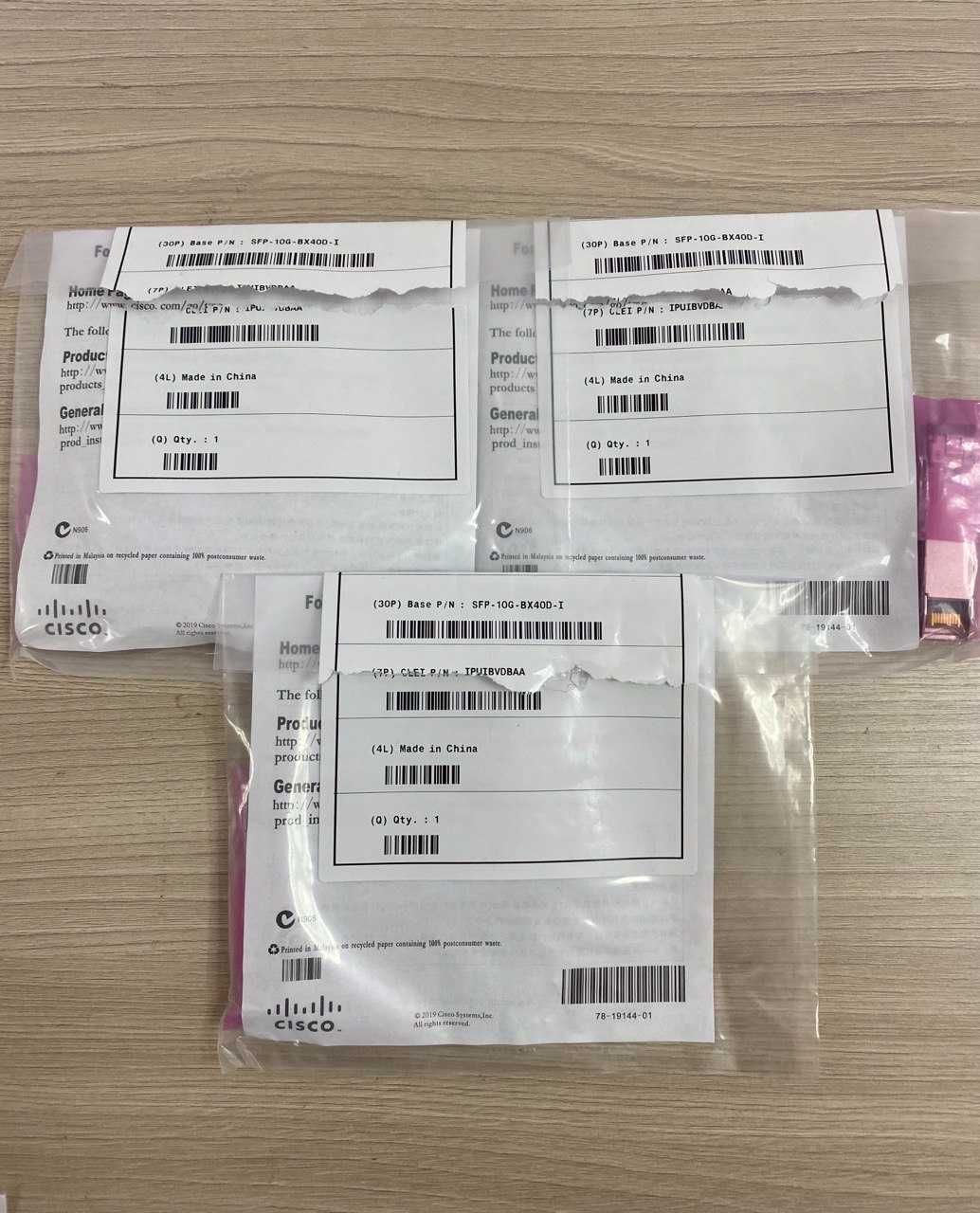 Оптический модуль (трансивер) Cisco SFP-10G-BX40U-I (SFP-10G-BX40D-I)