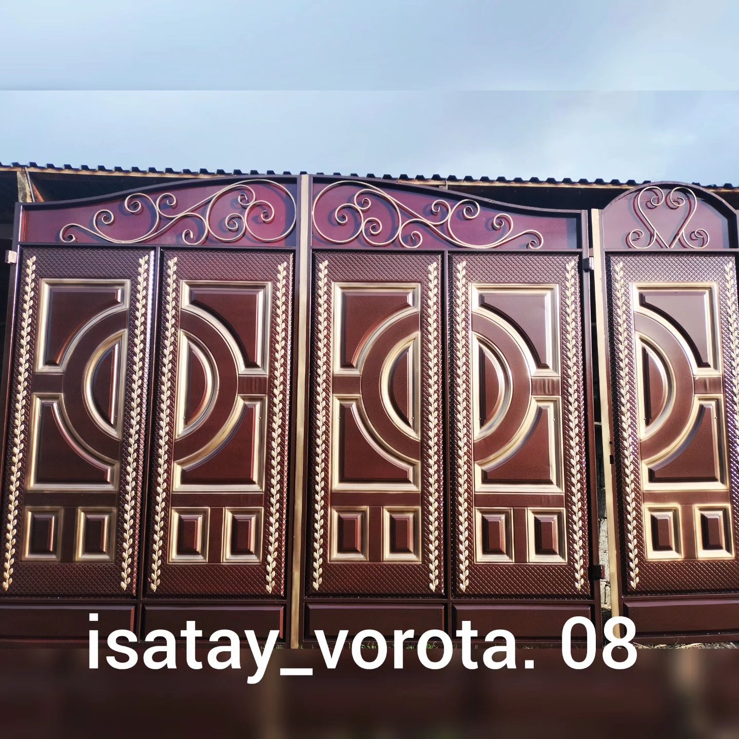 Ворота, навес, перила, тапчан, качеля тб сварочный жұмыстар жасаймын