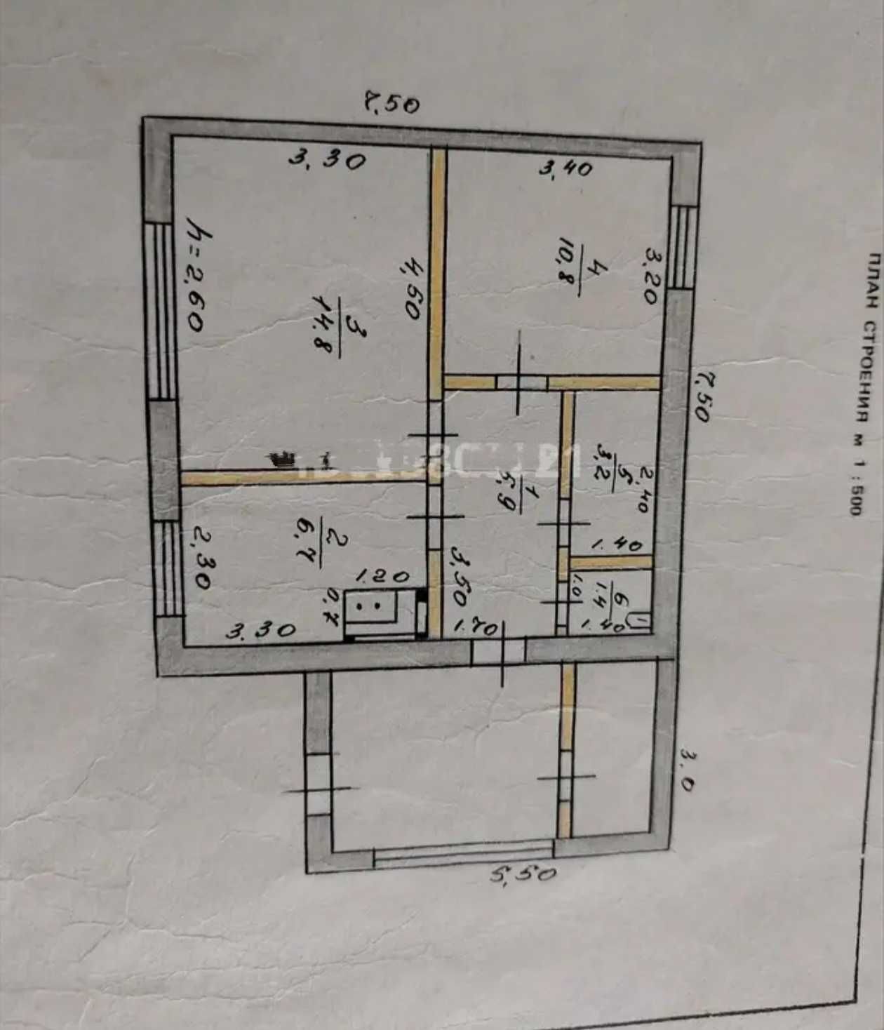 Срочно продам дом 1млн тг