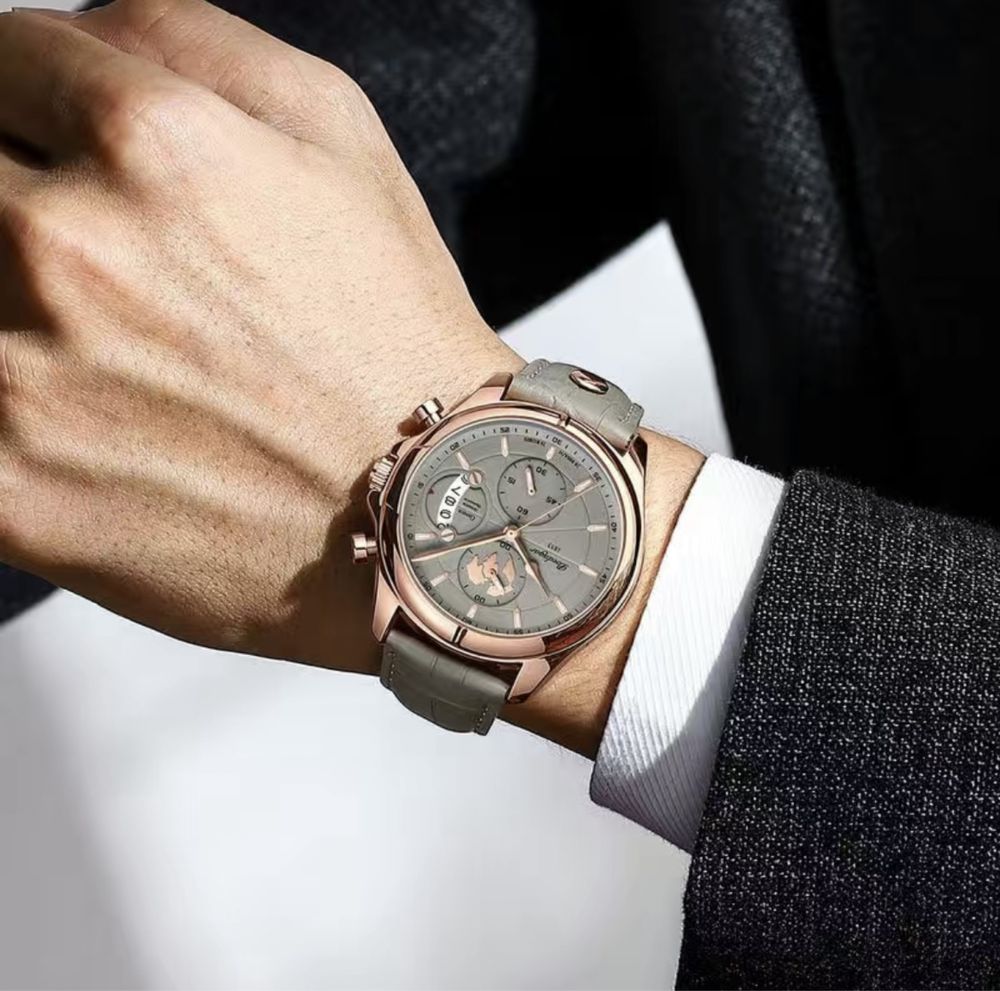 Часы от бренда Poedagar 41mm мужские