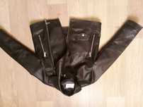 Продам кожаную куртку на девочку Zara