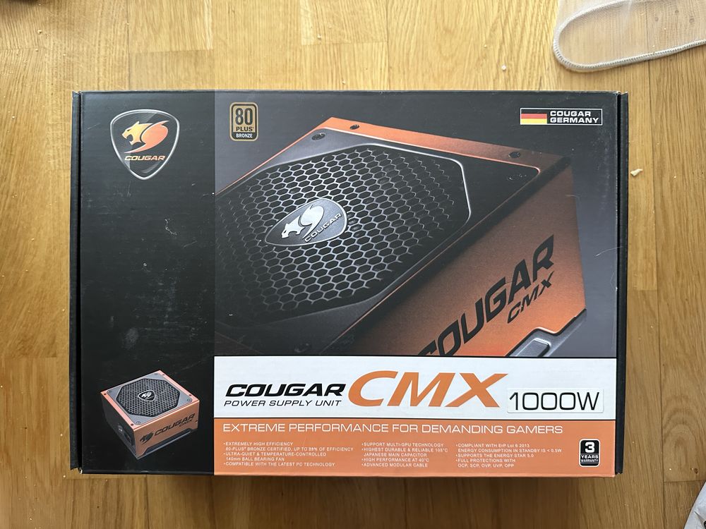 Продам блок питания Cougar CMX 1000W (БУ)