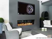 Каминная топка M-DESIGN LUNA 1600 H DIAMOND GAS