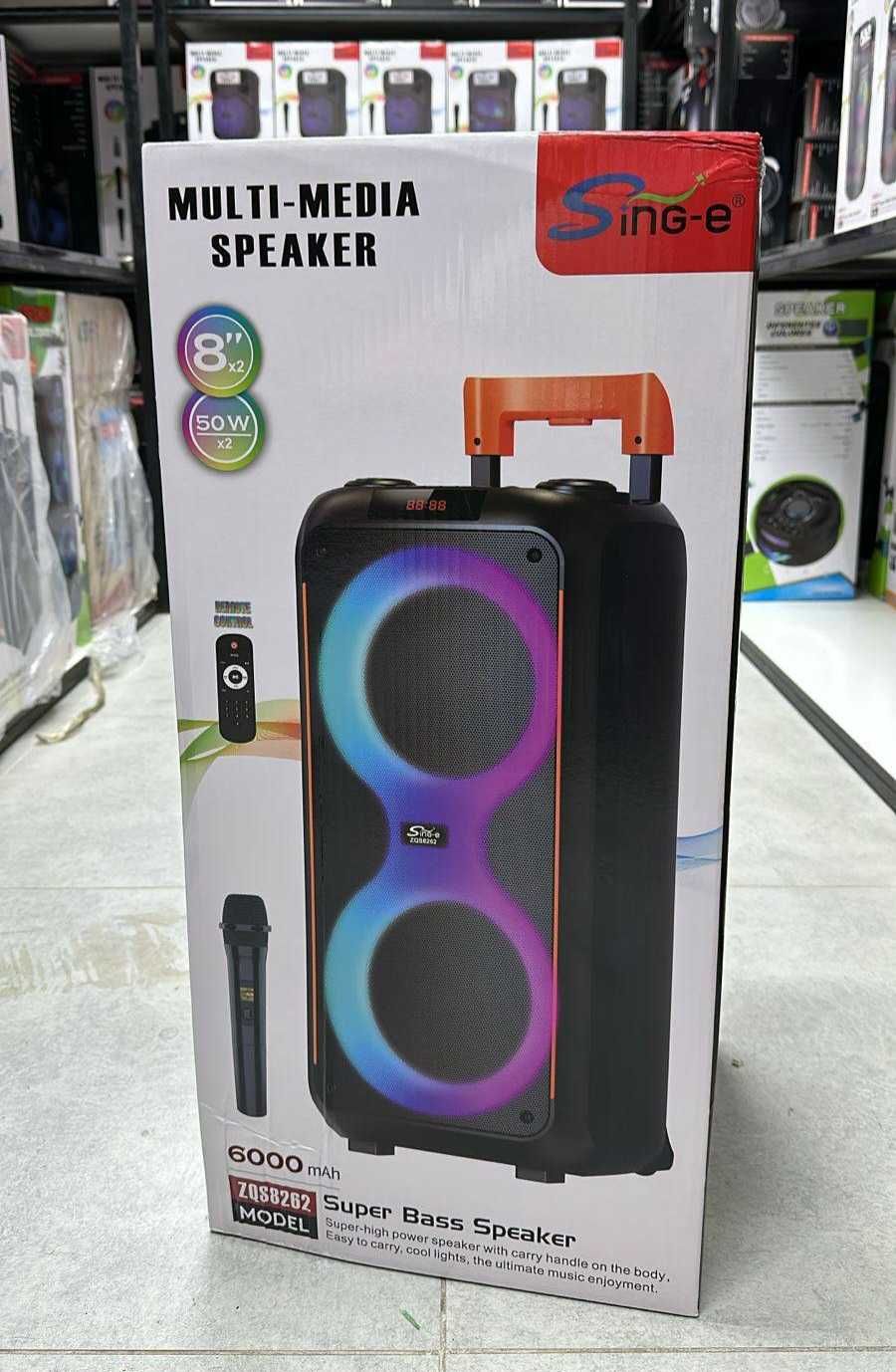 Колонка с микрофоном, Колонка портативная, Bluetooth-колонка
