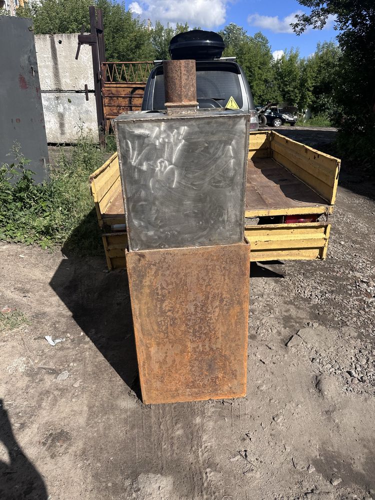 Печь в баню 8мм, бак нержавейка 2,5мм