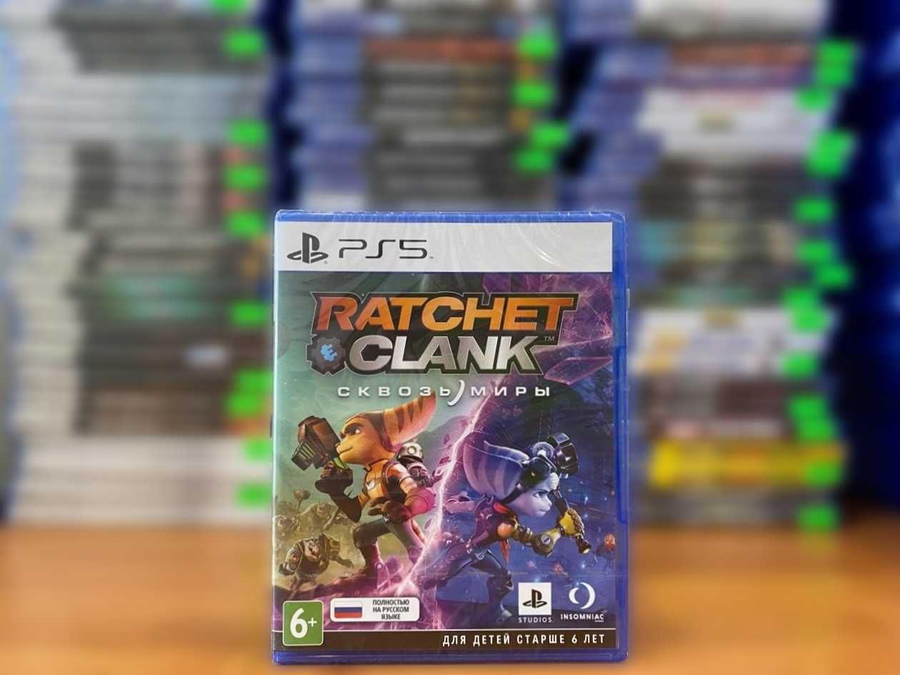 НОВЫЙ Ratchet & Clank Сквозь Миры PS5 Большой Выбор Игр