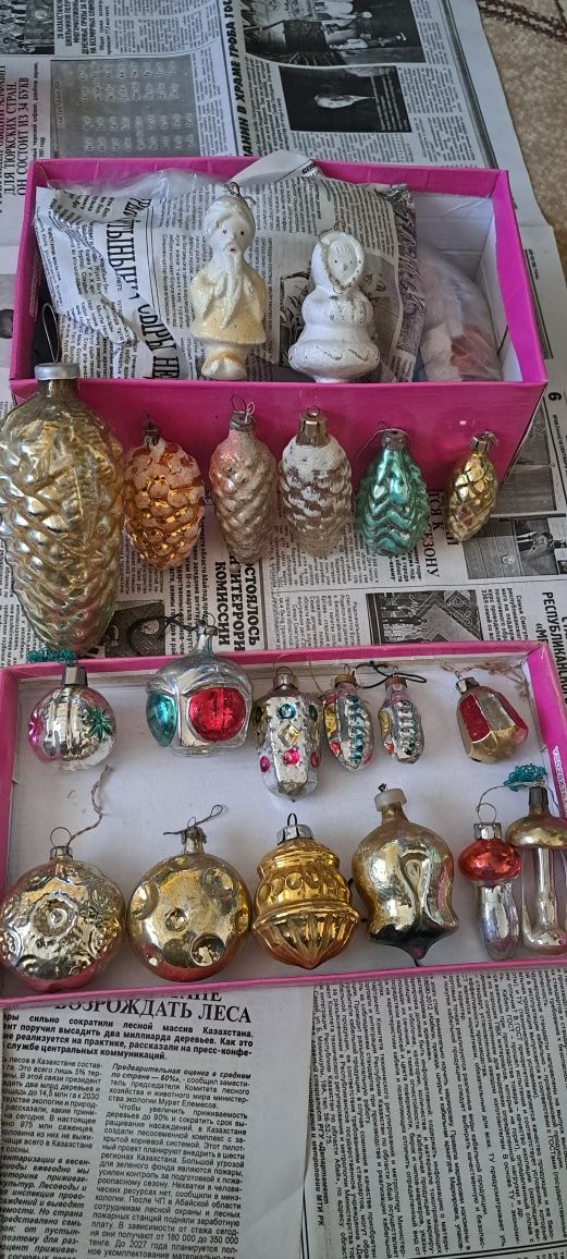Ёлочные  игрушки СССР коллекция