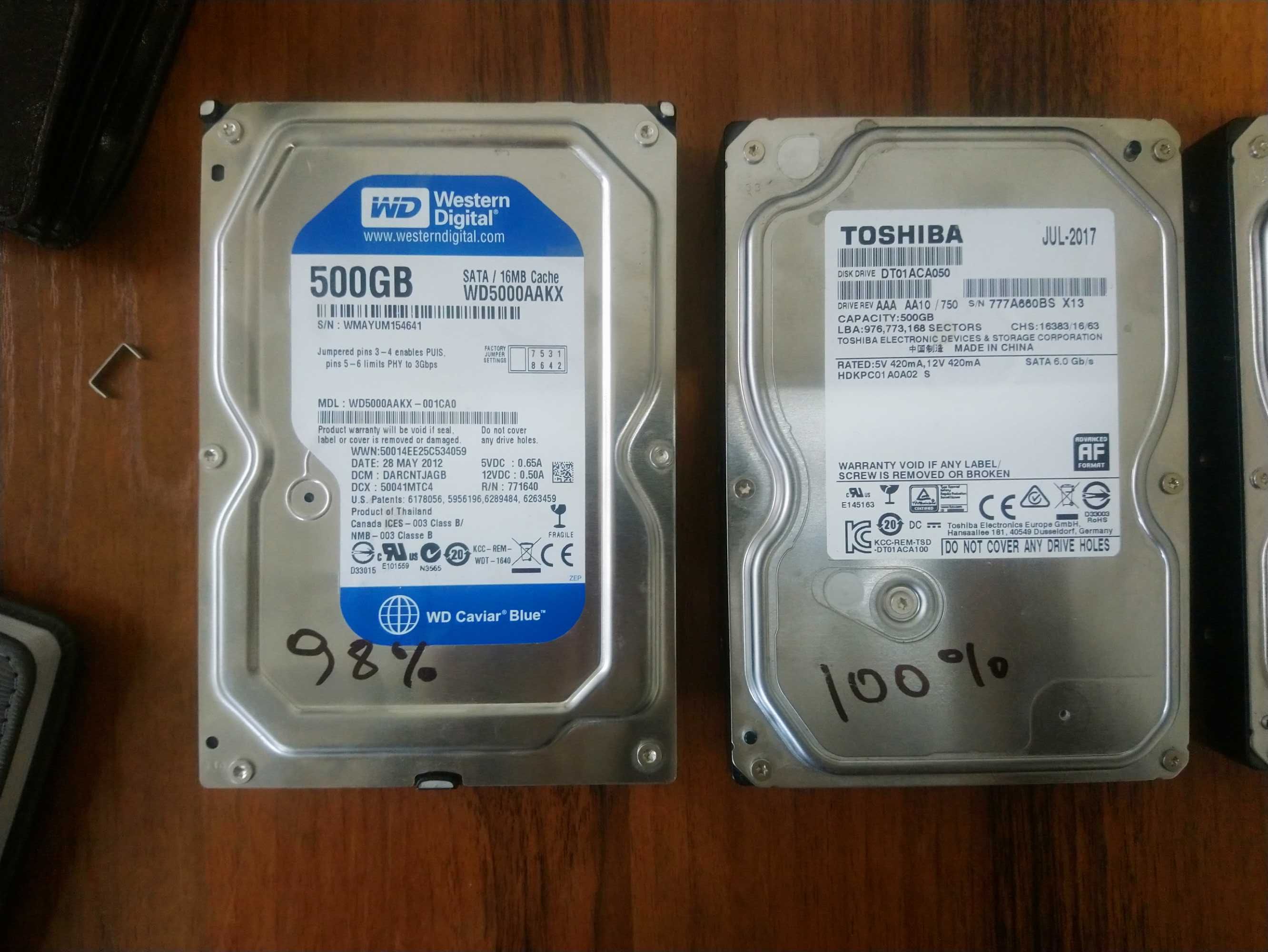 продам жесткие диски компаний WD Blue для компьютера и ноутбука