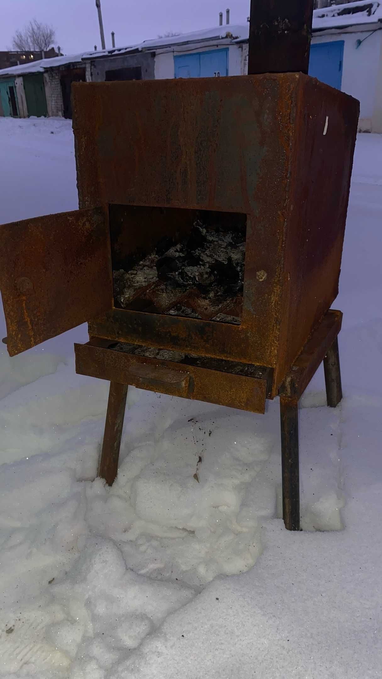 Продам печку из металла