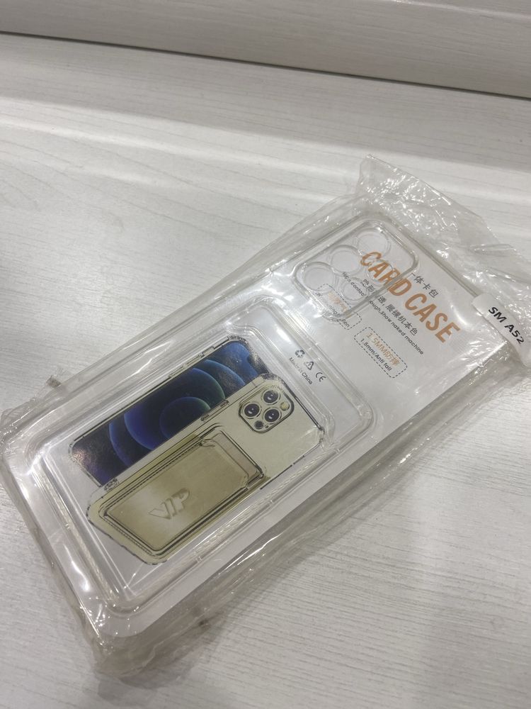 Новый прозрачный чехол для Samsung A52