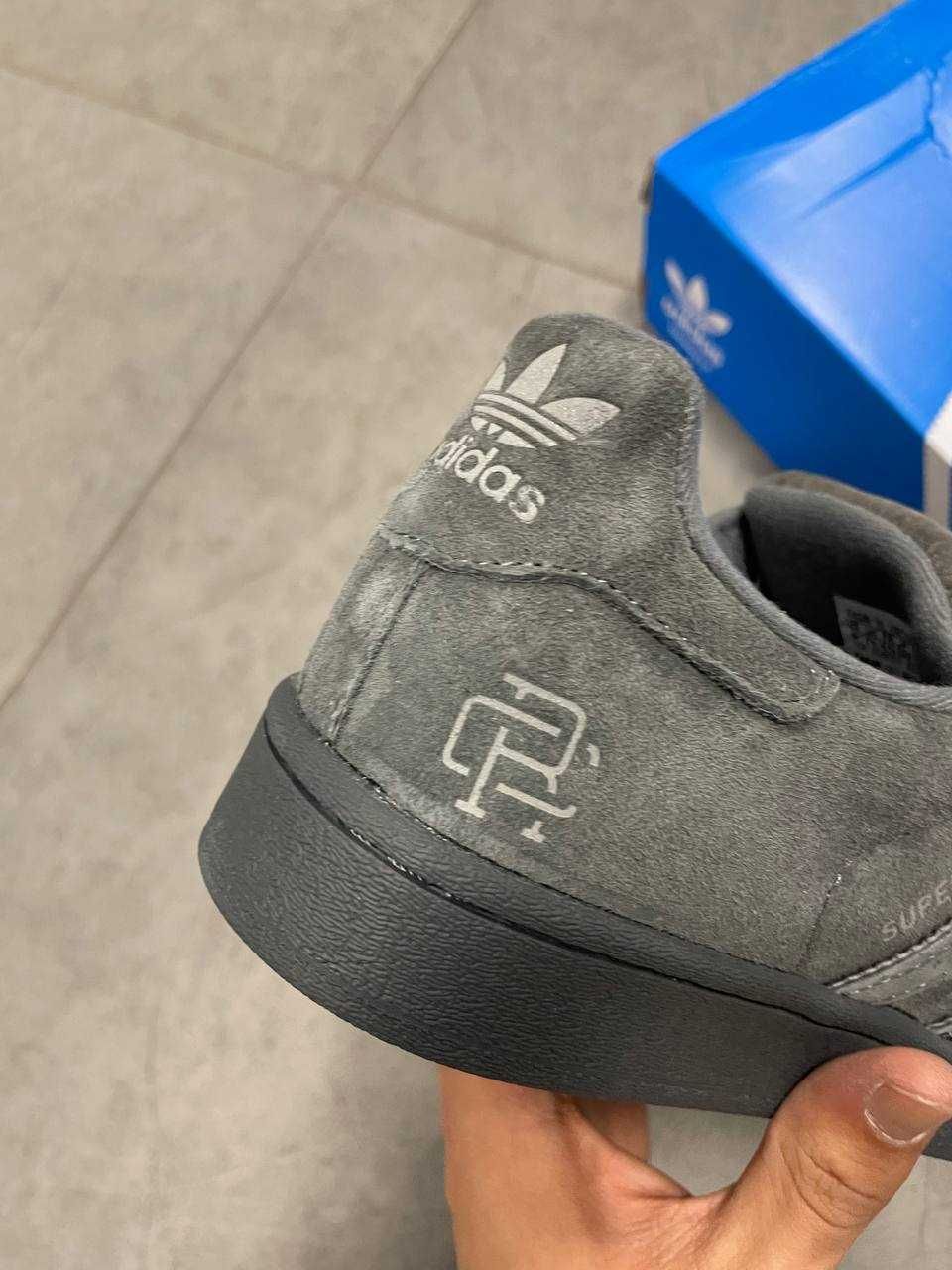 Кроссовки Reigning Champ x Adidas Superstar Dark grey