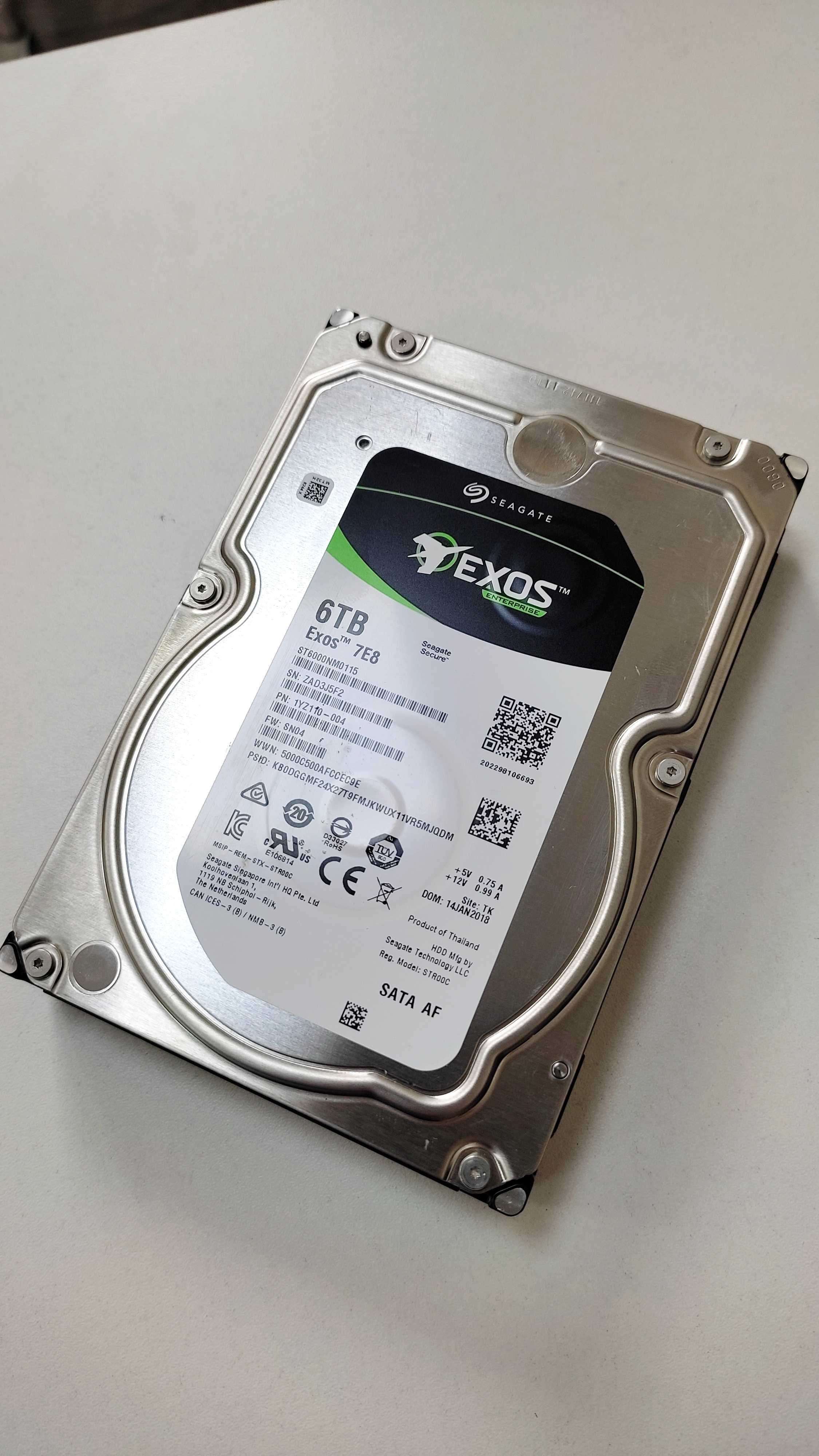 Жесткий диск 6TB Seagate Exos 7E8