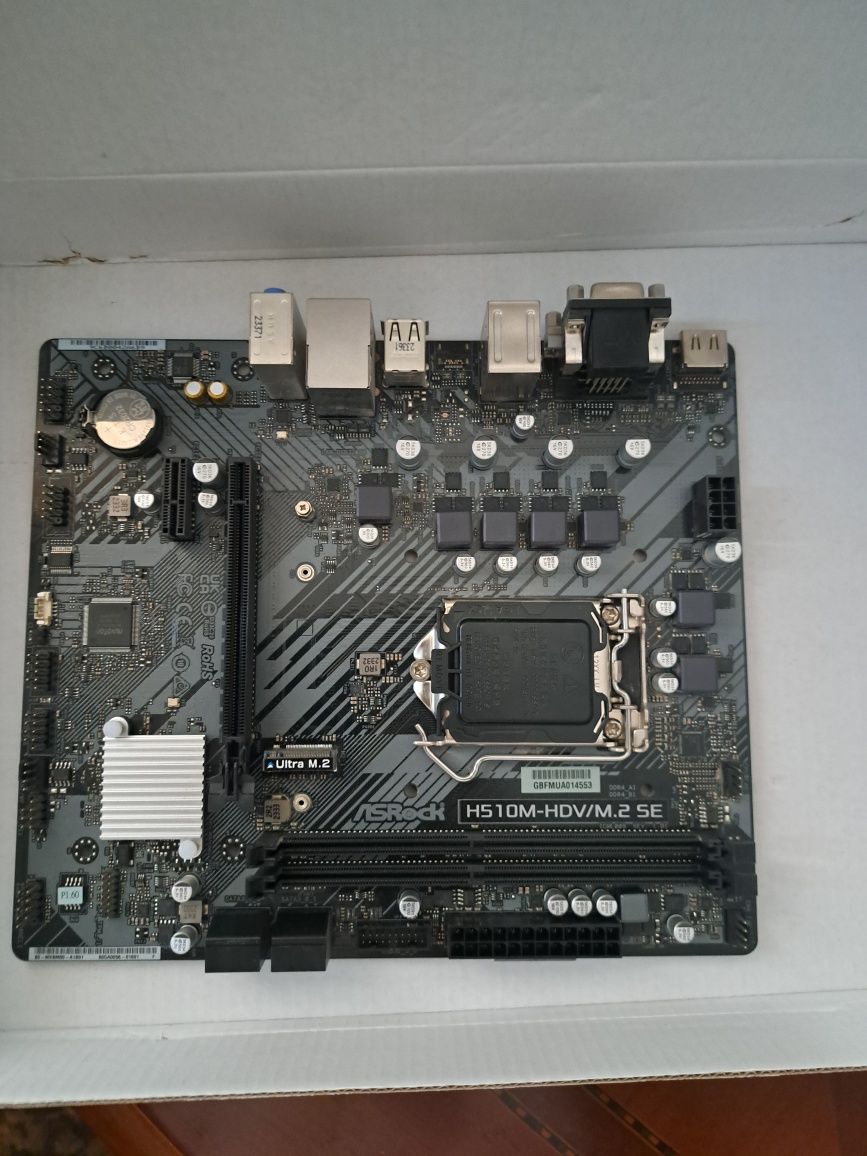 продается материнская плата(H510M-HDV/M.2 SE, для процессоров и тд.