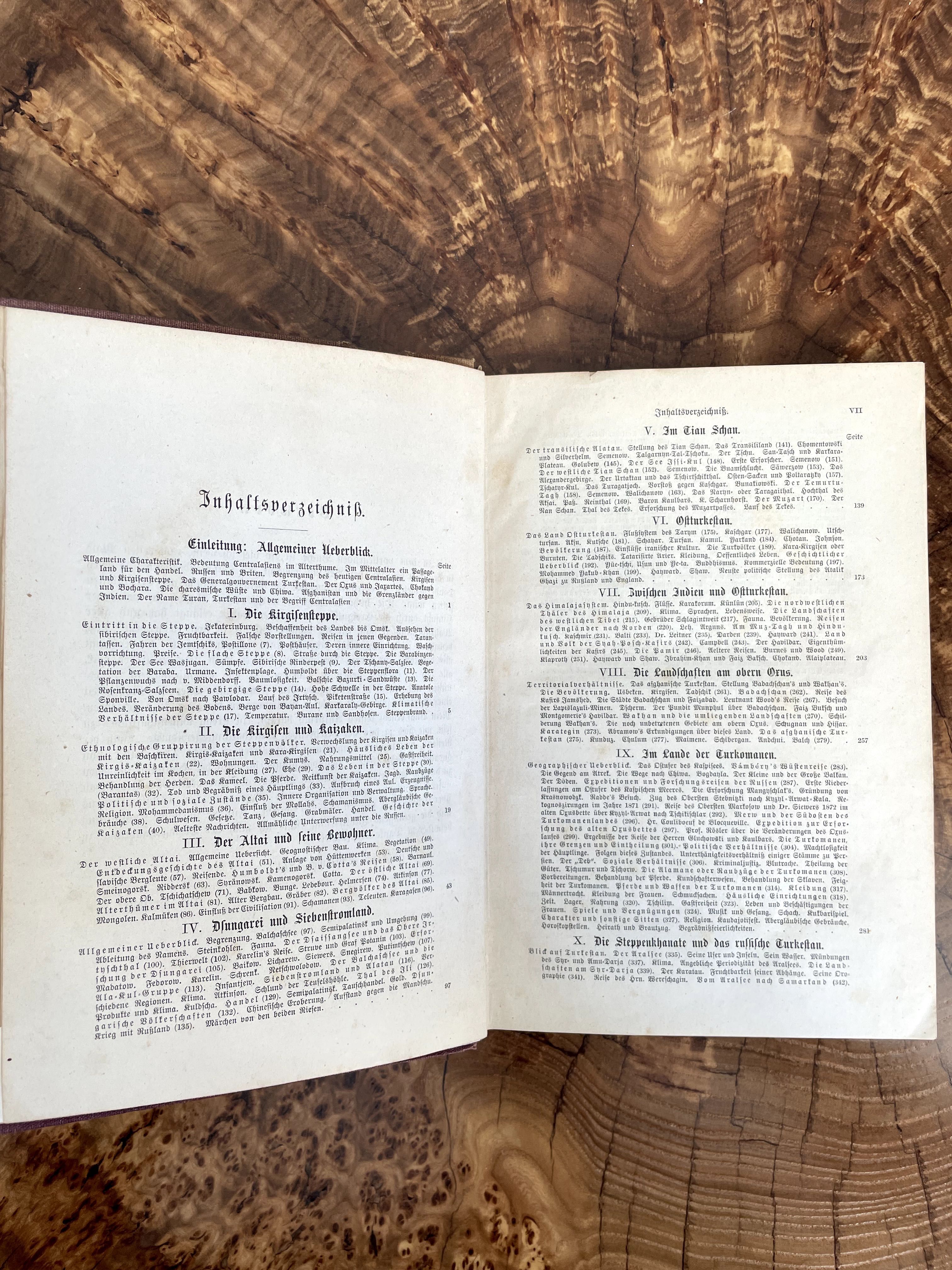 Антикварная книга 1875 года История Казахстана Узбекистана Кыргызстана