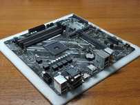 Материнская плата ASUS PRIME B550M-K после замыкания и ремонта