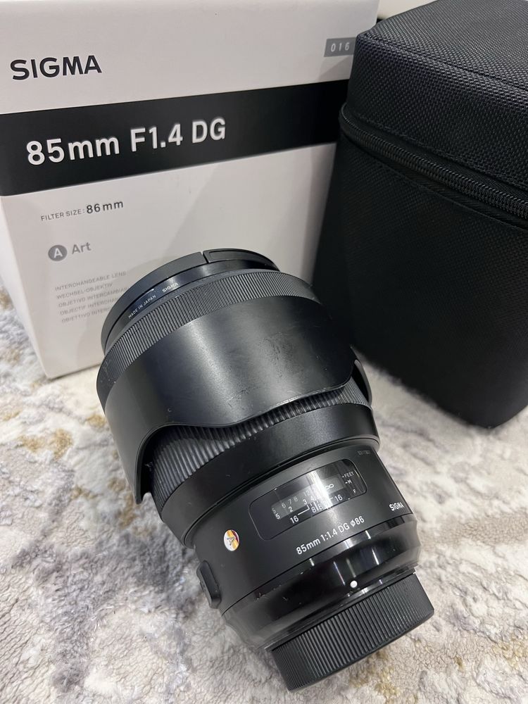 Обьектив SIGMA 85 art L 1.4