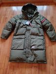 Пуховик-пальто Alpha Industries (США),зима,до-50,оригинал,новое,р-р 50