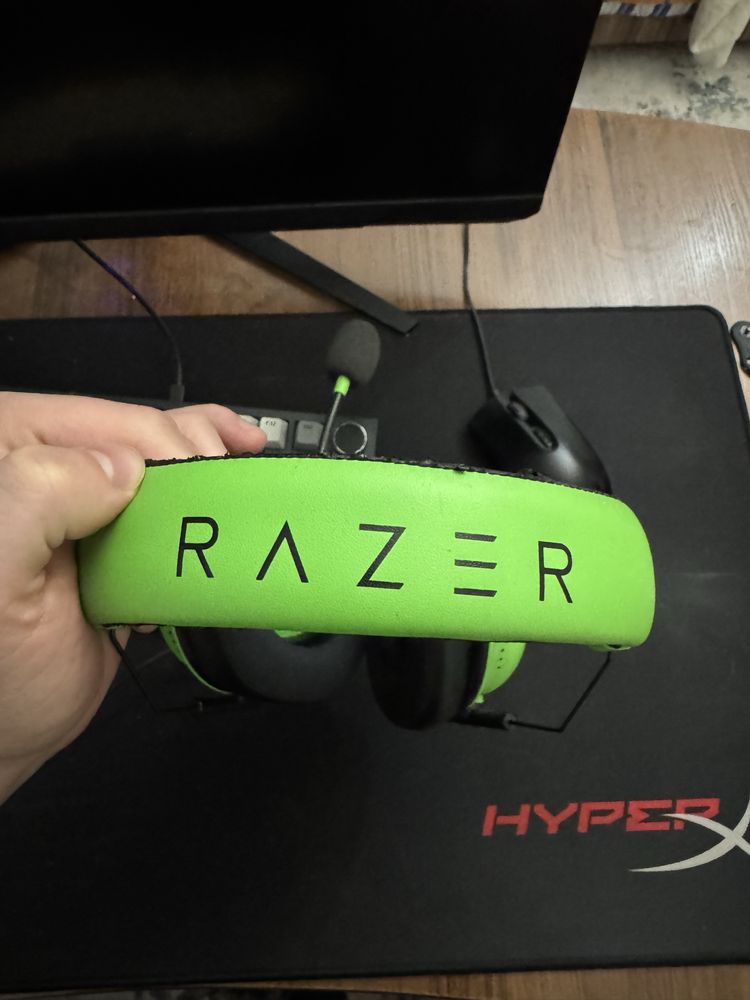 Игровые наушники Razer Blackshark V2 X, Green
