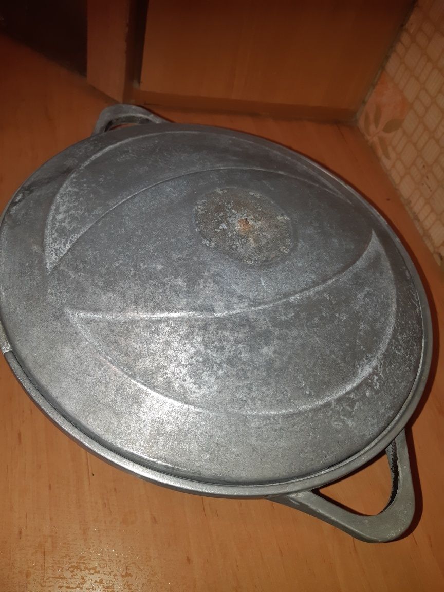 Казан алюминиевый 4,5л  и  сковородка б/у