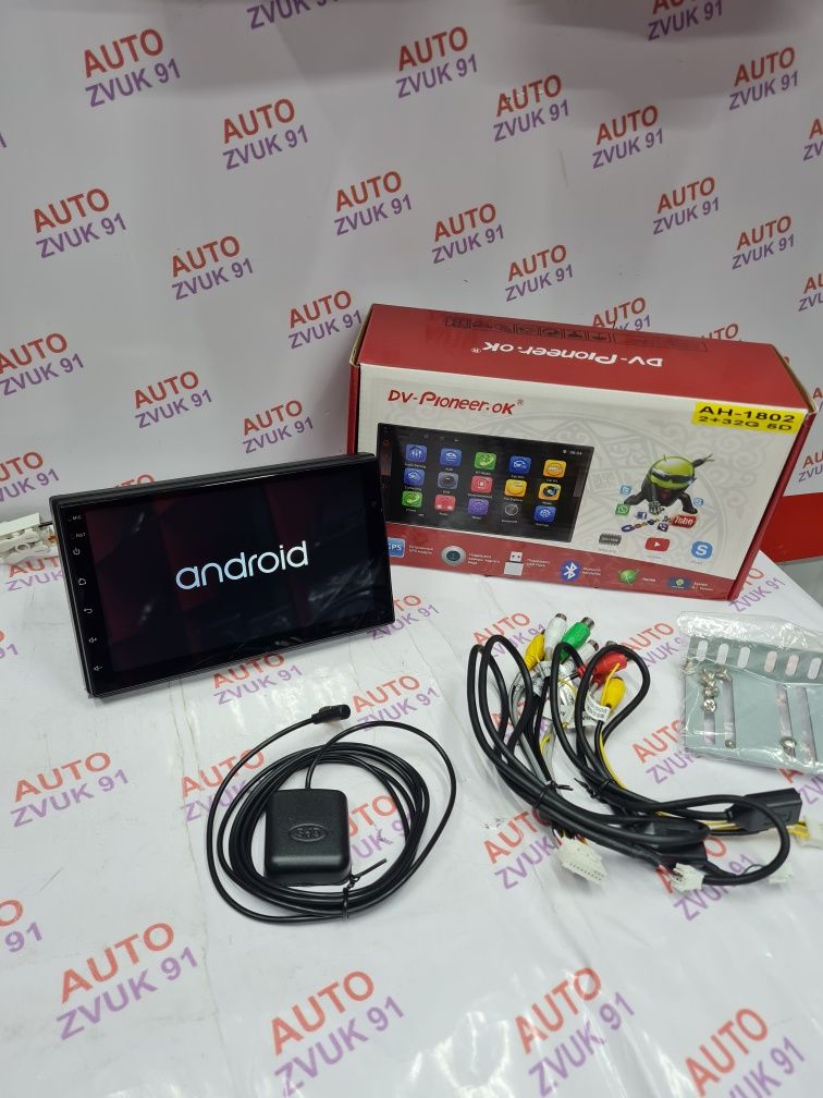Акция! Магнитола 2дин на Андроиде/Android. DSP. PIONEER!!  5D экран.