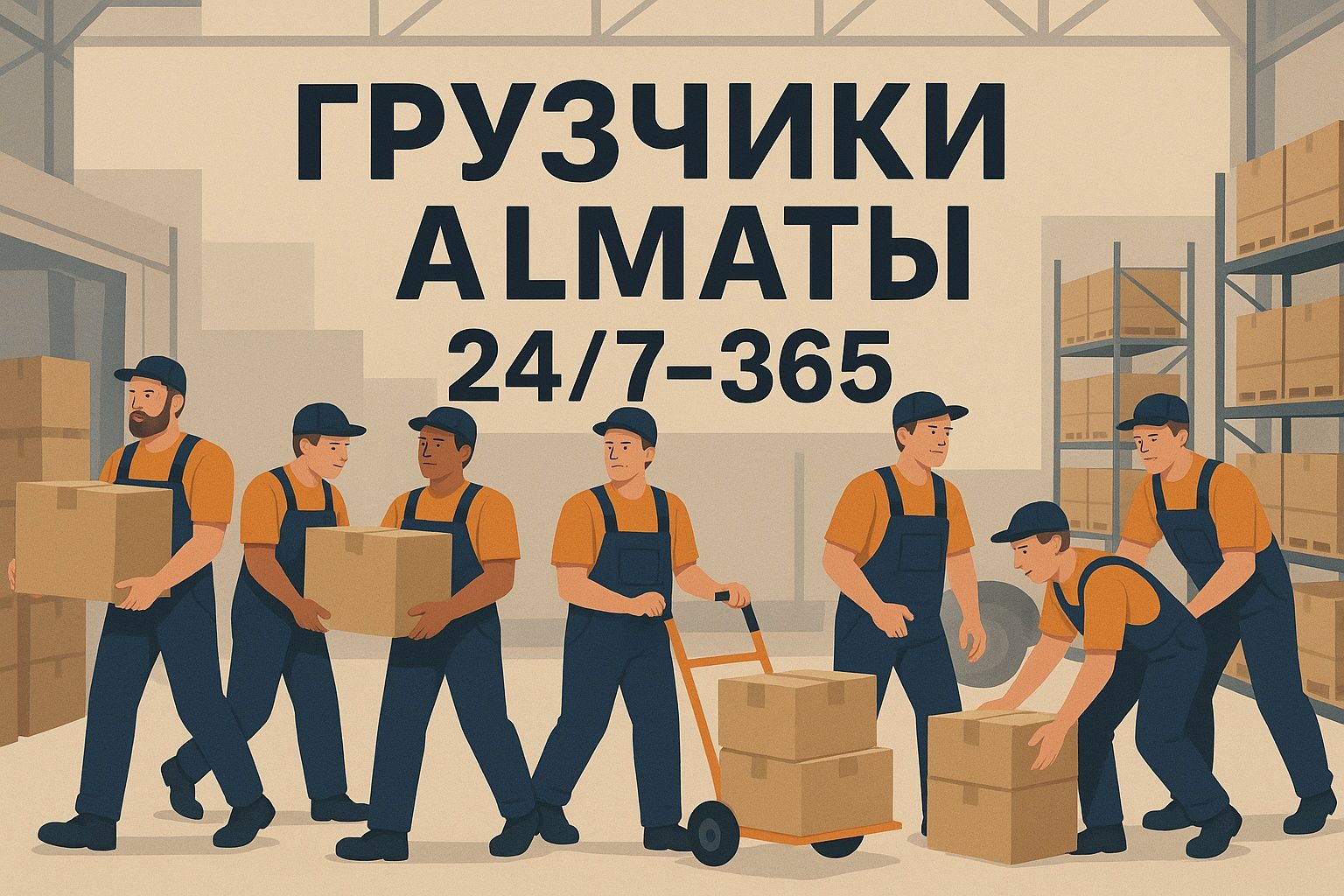 Грузчики по г. Алматы 24/7_365