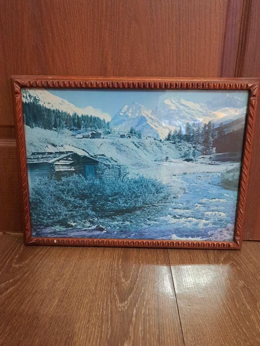 Картина зимний пейзаж