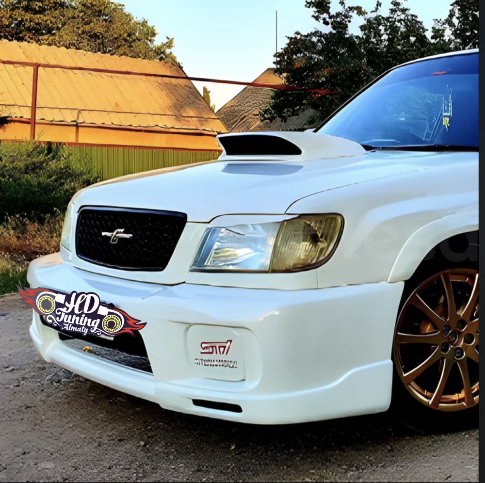 Реснички на фары Subaru Forester SF Рестайлинг