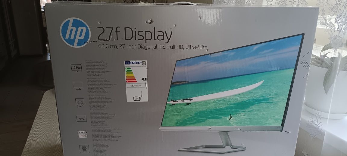 Монитор HP, диагональ 27