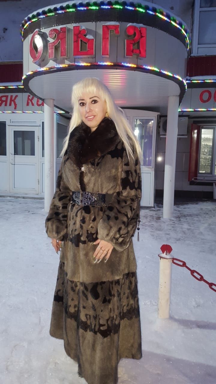 Обалденно Красивая и Шикарная Норковая Шуба,как платье.