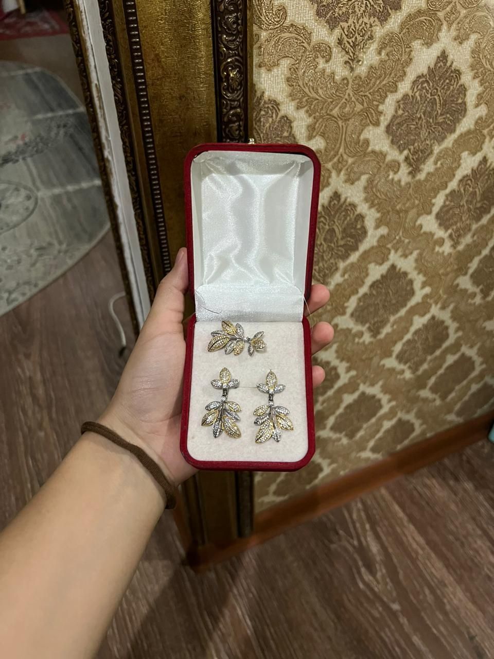 Күміс комплект жоғары сапада, родиум бағасы 20000