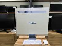 Новый iMac 24-inch, M3, 2023г. 8/256 GB, синий, 10182/А10