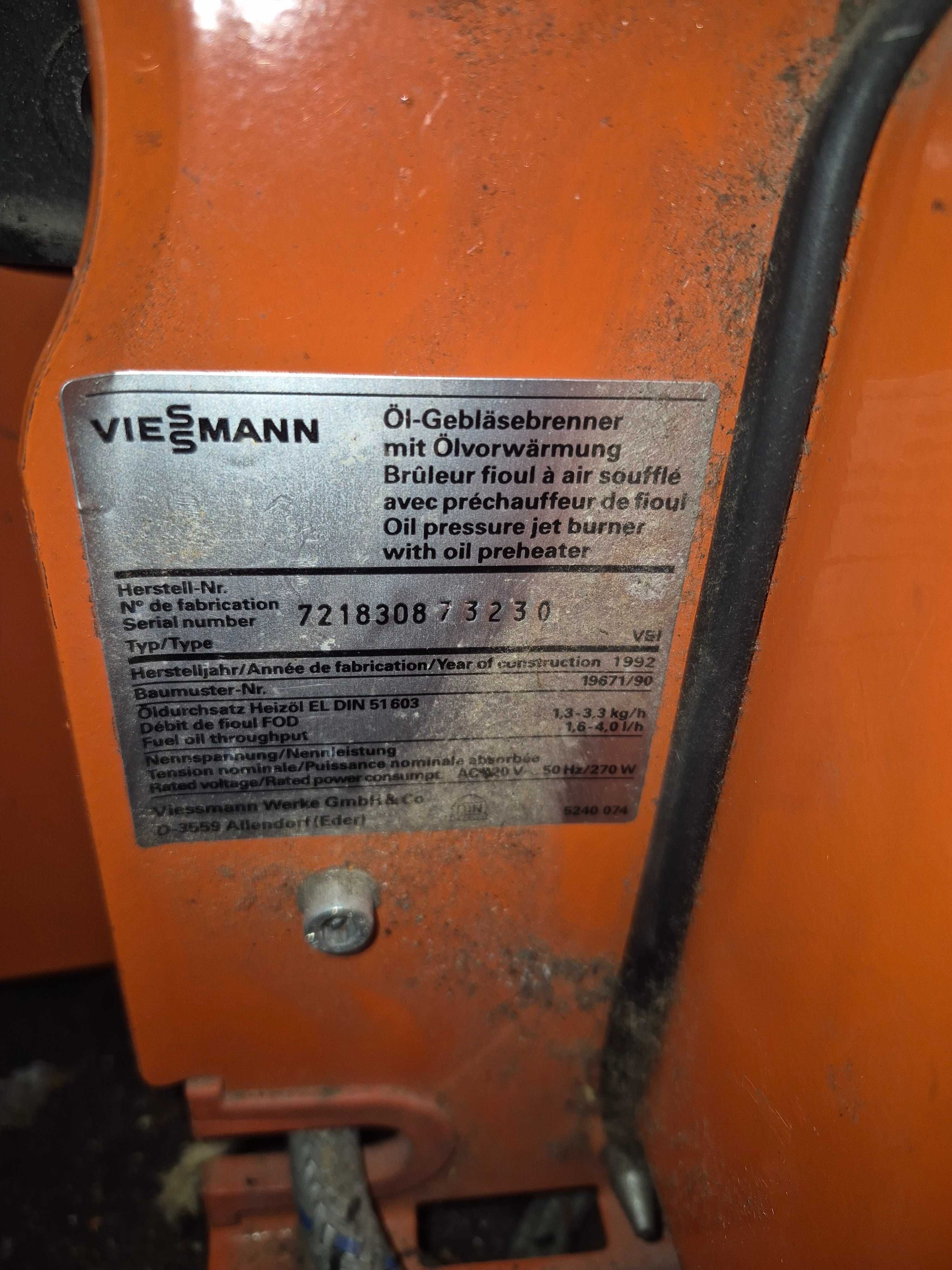 Печь на жидком топливе с бойлером Viessmann