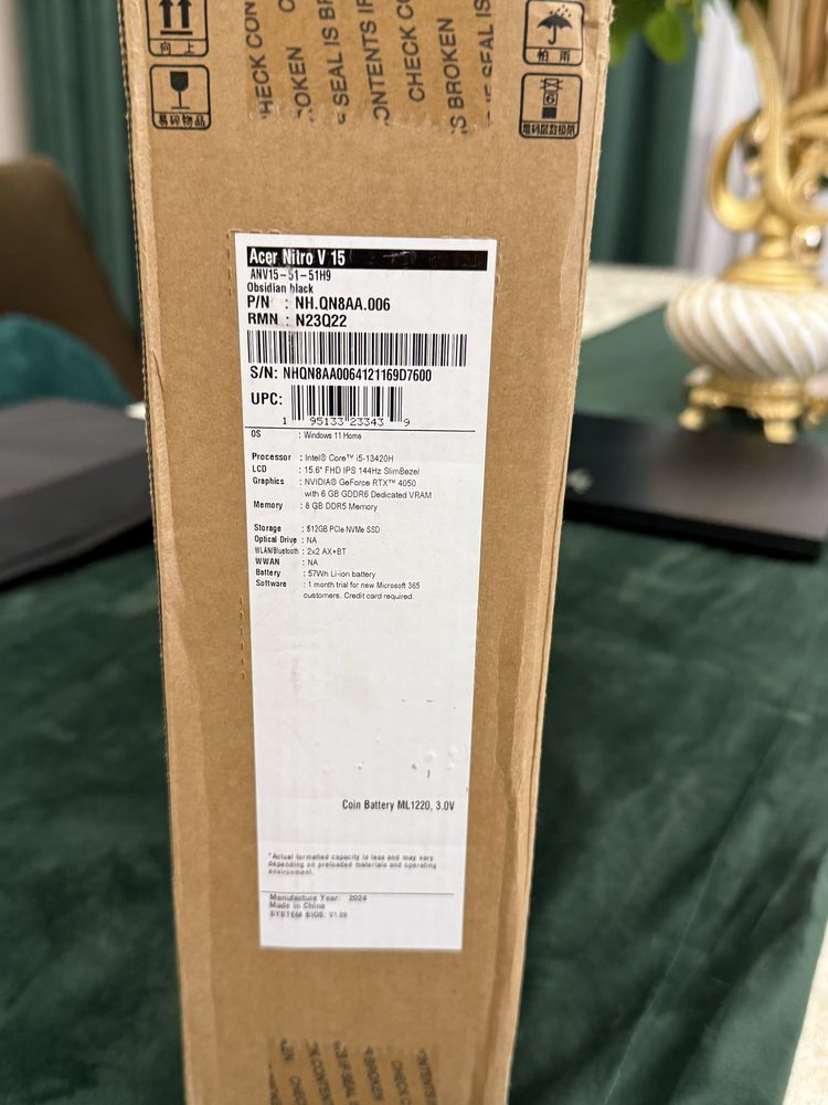 Игровой ноутбук Acer