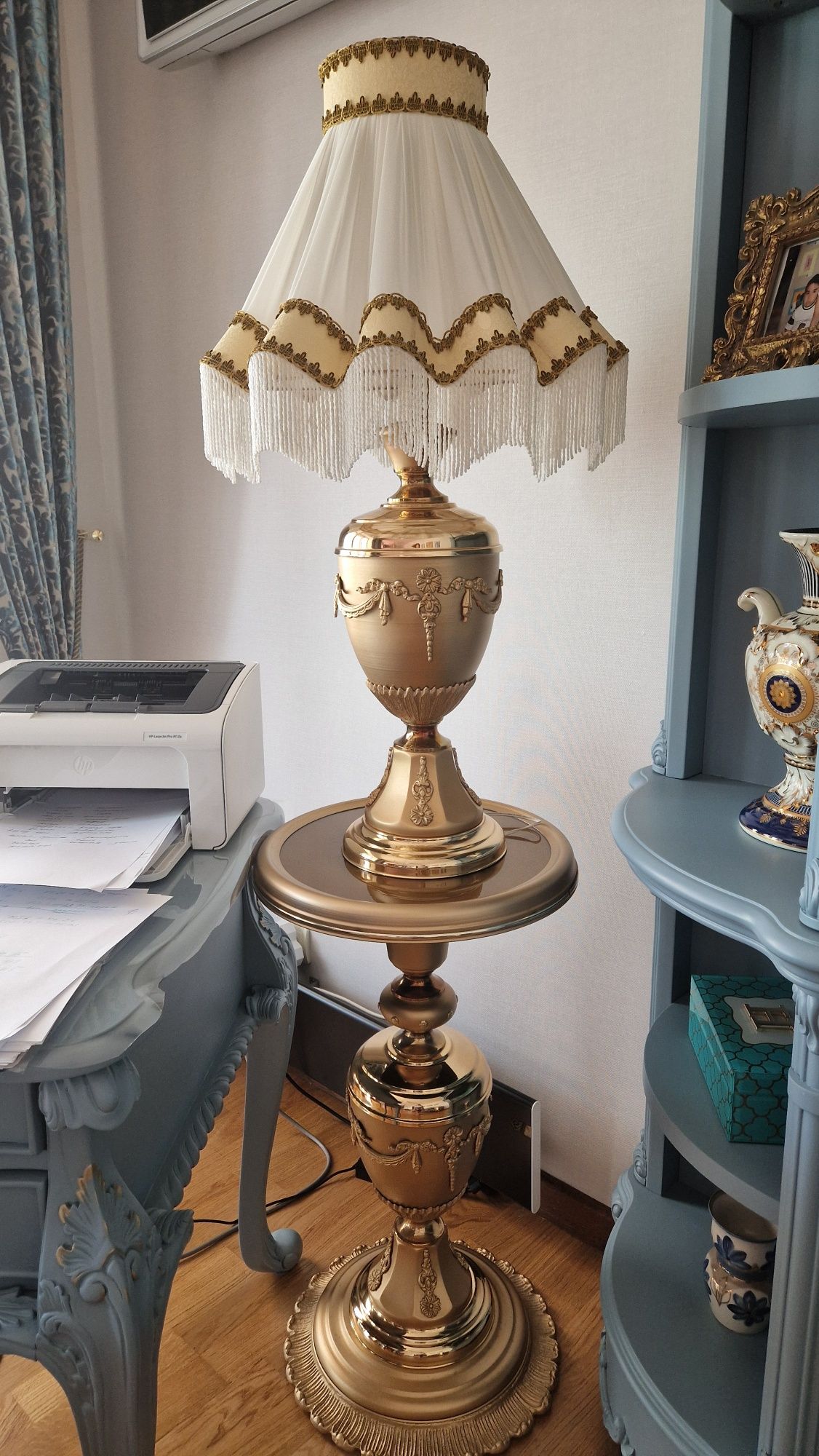 Торшер лампа со стойкой