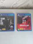 Диски на пс4. Driveclub /the last of us