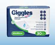 Пеленки одноразовые Giggles 90x60 см