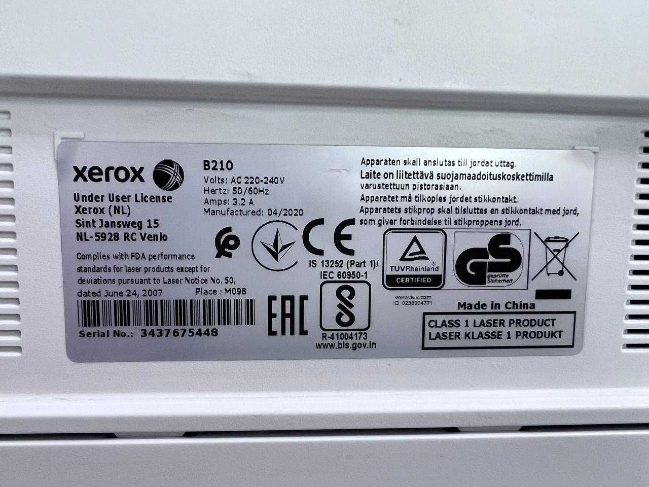 Принтер Xerox B210DNI