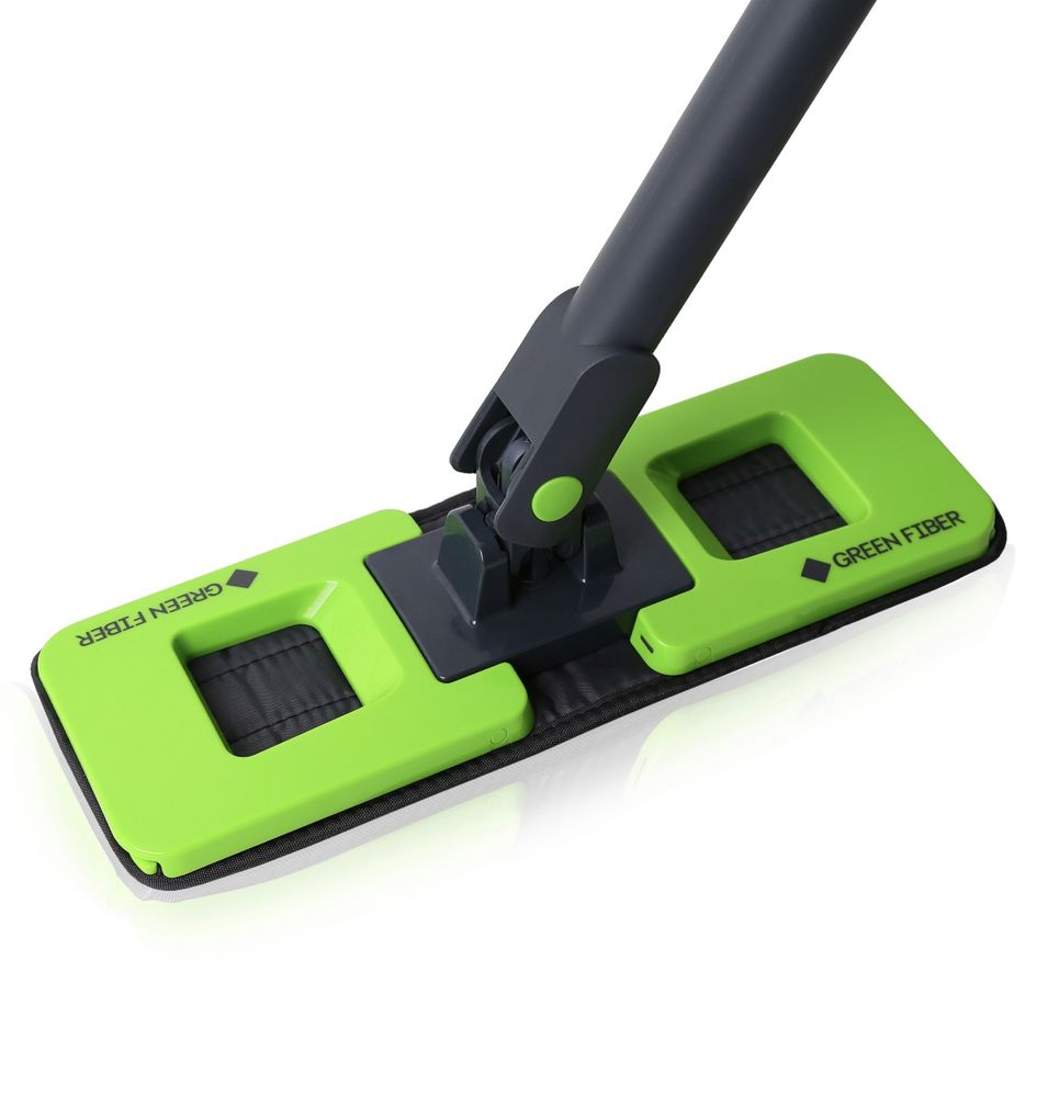 Швабра с отжимом Green Fiber TWIST greenway