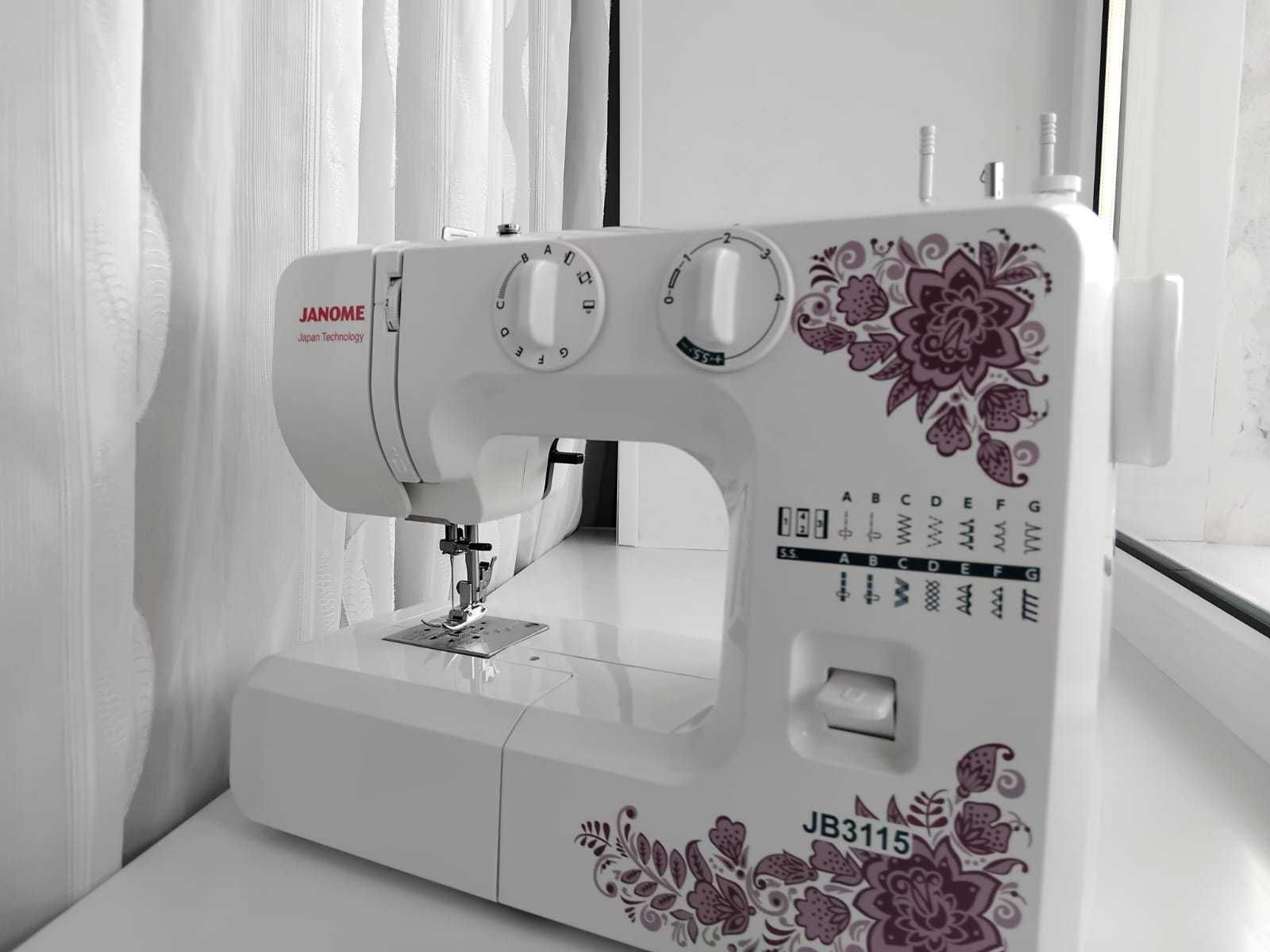 Продам швейную машинку, Janome, абсолютно новая.
