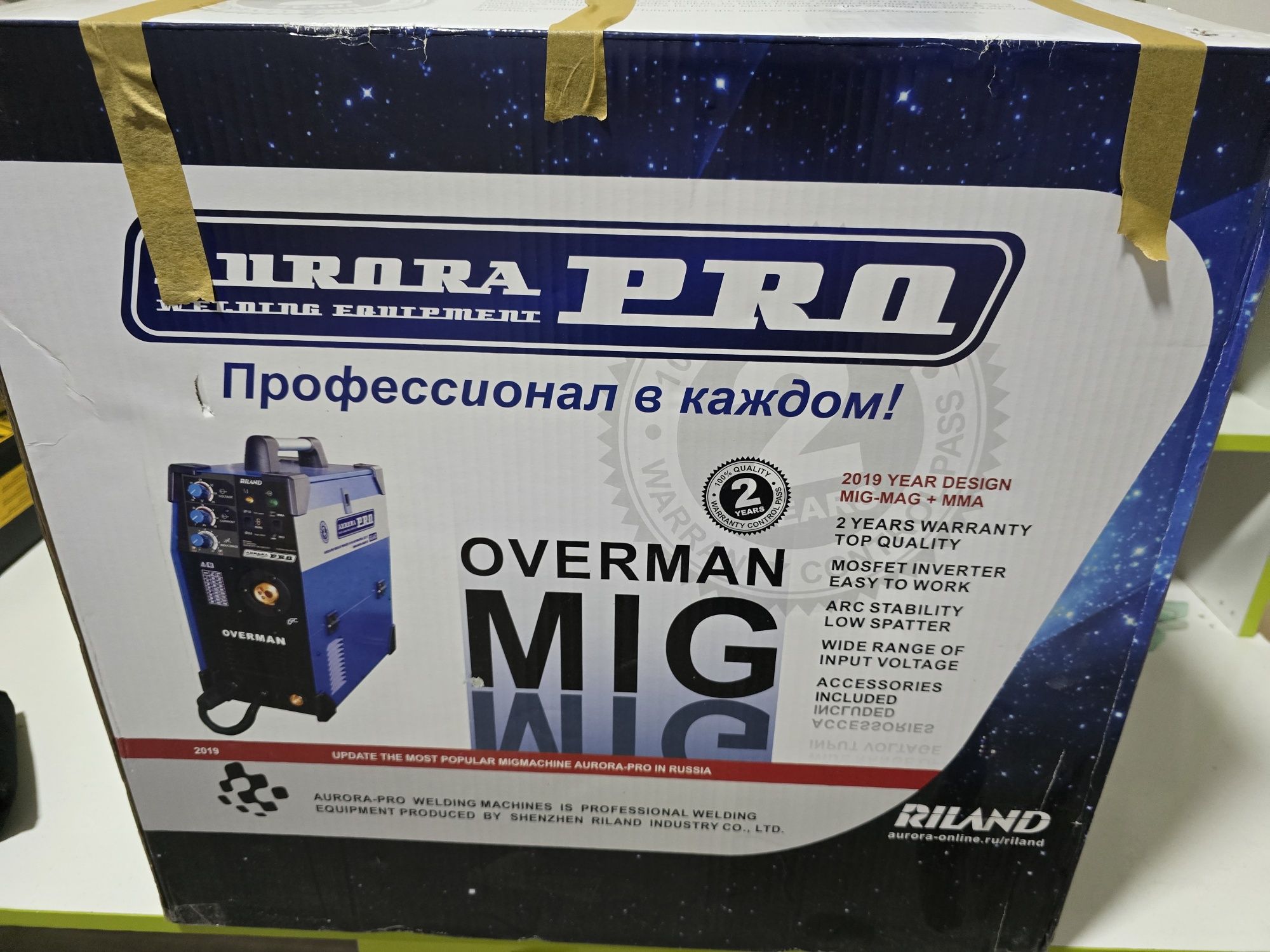 AuroraPRO сварочный инвертор OVERMAN 185 (MIG/MAG, MMA)