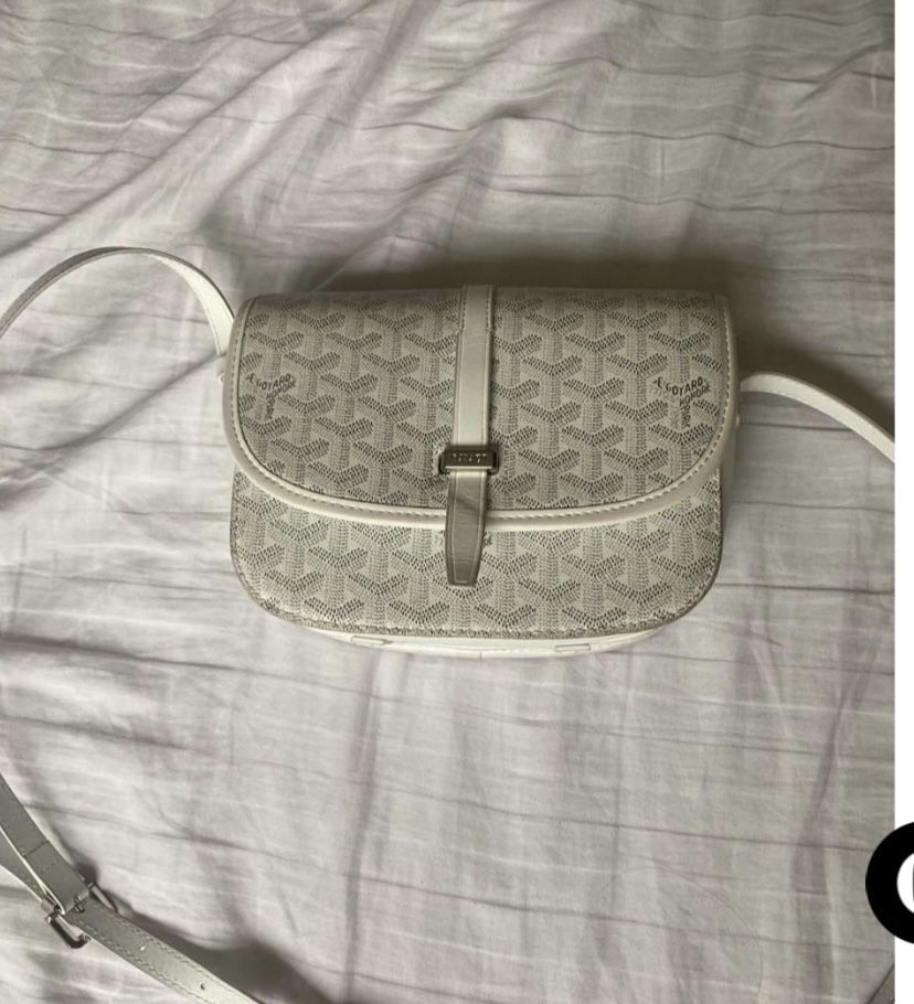 Сумка goyard белая
