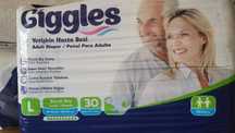 Подгузники для взрослых Giggles размеры М и L