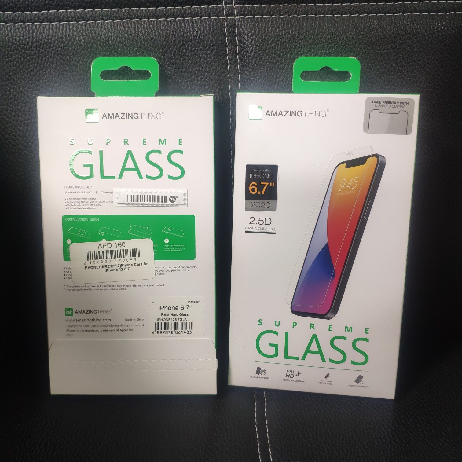 Защитное стекло для iPhone 12 6,7" (или аналогичных) Supreme Glass®