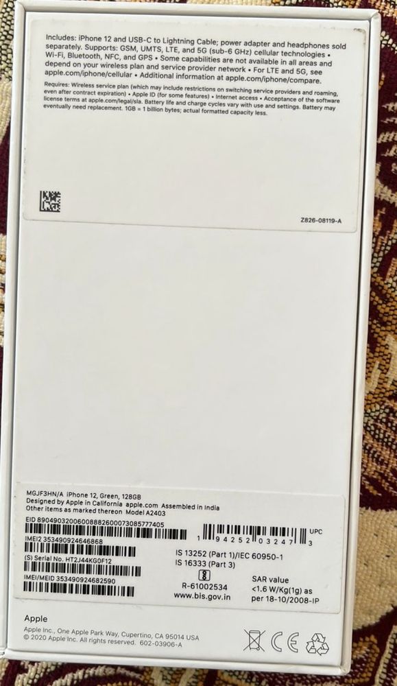 Iphone 12/Айфон 12 128GB